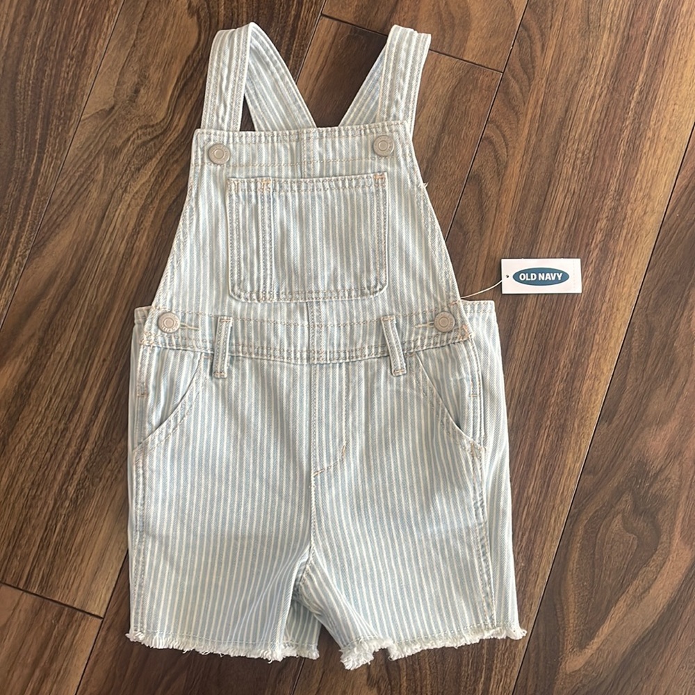 *NWT* Old Navy Striped Shortalls